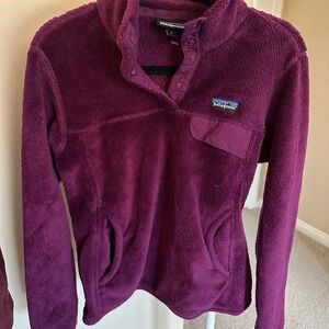 Patagonia Deep Purple Snap-T Fleece M Women